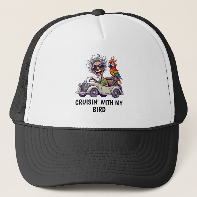 Gorra de conducción de un hombre (Anverso)