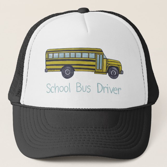 Gorra de conductor de autobús escolar (Anverso)