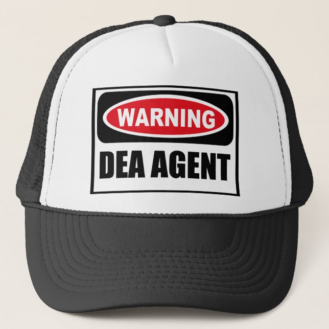 Gorra de cuidado del AGENTE de DEA (Anverso)