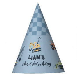 Gorra de cumpleaños de Camión de Construcción Mode