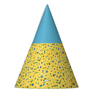 Gorra de cumpleaños para picnic fiesta con flores 