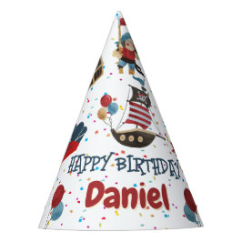 Gorra de cumpleaños temática pirata