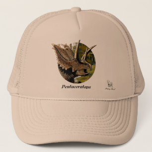 Gorra de dinosaurios Pentaceratops Retrato Gregory