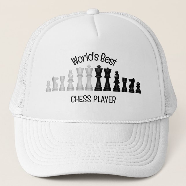Gorra de diseño de ajedrez (Anverso)