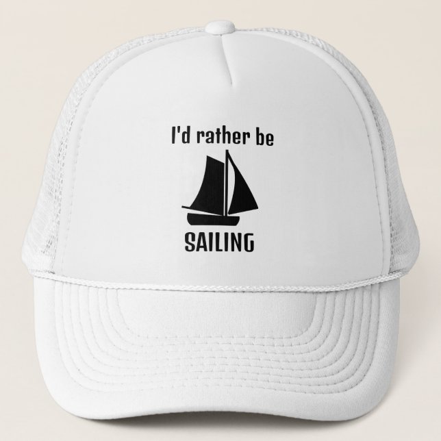 Gorra de diseño de barcos de vela (Anverso)