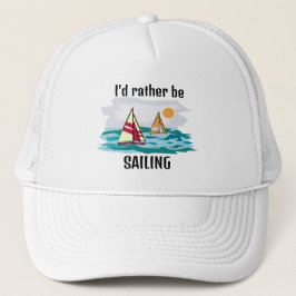 Gorra de diseño de barcos de vela
