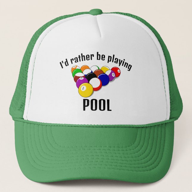Gorra de diseño de billar billares (Anverso)