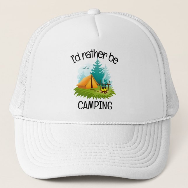 Gorra de diseño de camping (Anverso)