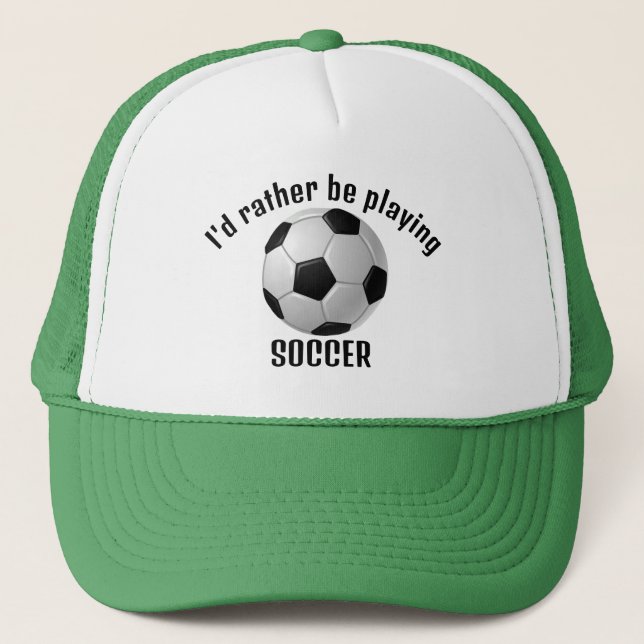 Gorra de diseño de fútbol (Anverso)