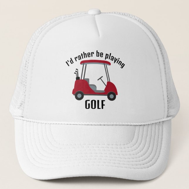 Gorra de diseño de golf (Anverso)