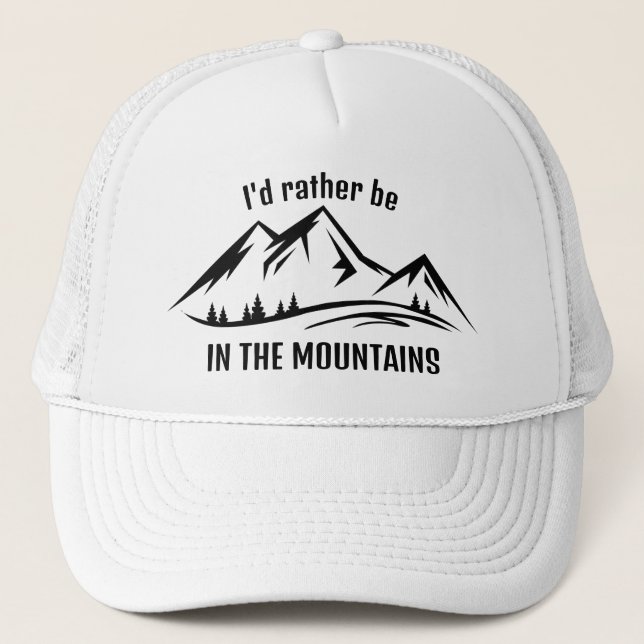 Gorra de diseño de montañas (Anverso)