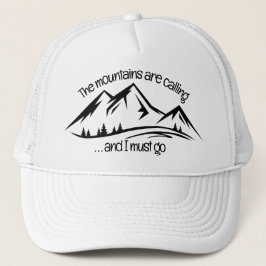 Gorra de diseño de montañas
