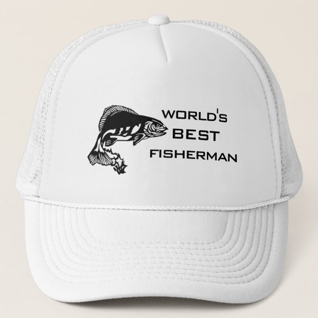 Gorra de diseño de pesca (Anverso)