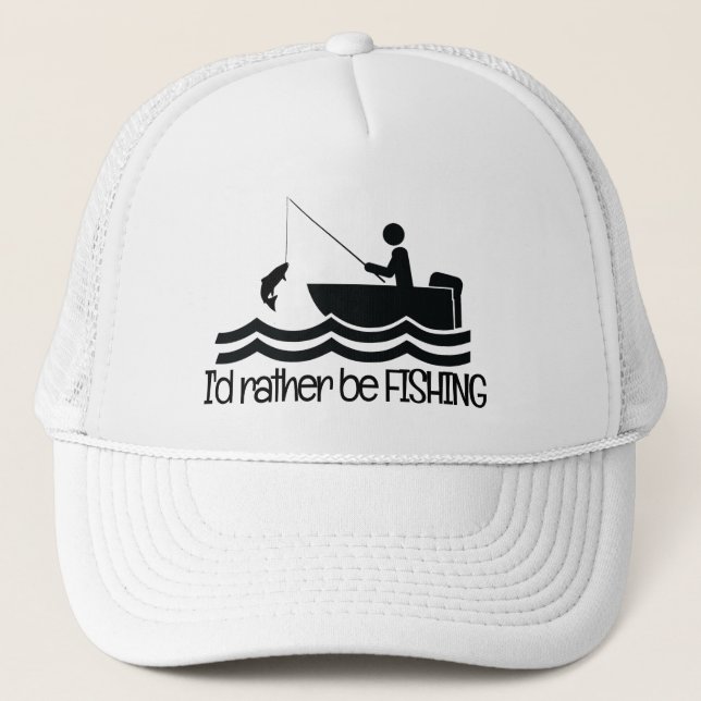 Gorra de diseño de pesca (Anverso)