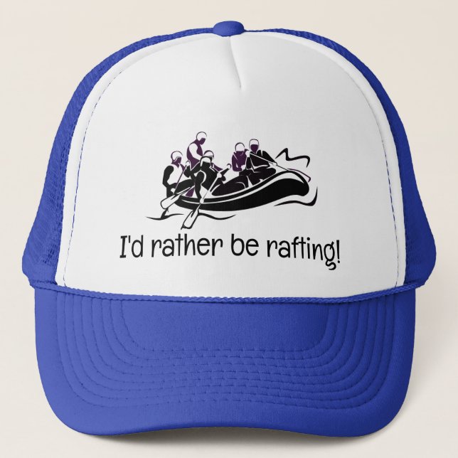 Gorra de diseño de Rafting Water (Anverso)