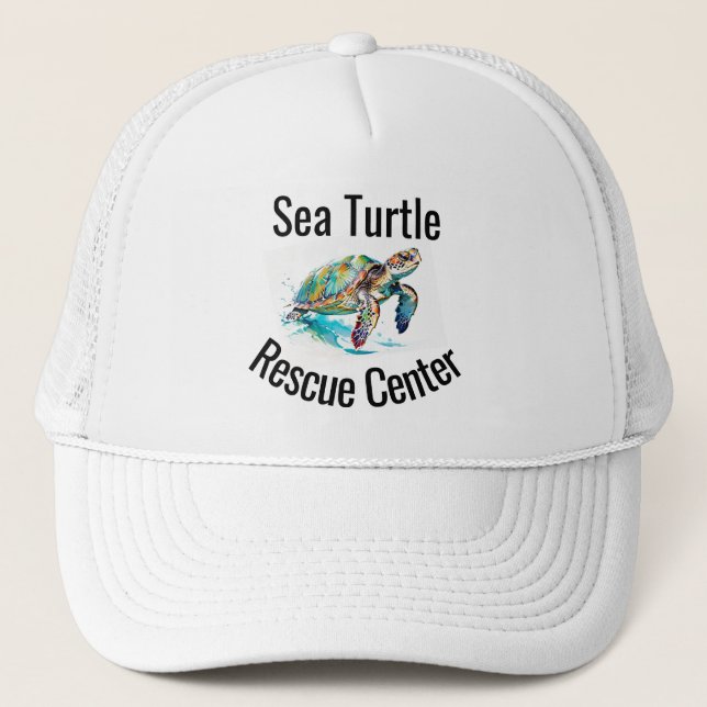 Gorra de diseño de tortugas marinas (Anverso)