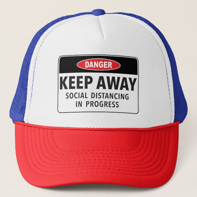 Gorra de distanciamiento social (Anverso)