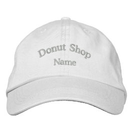 Gorra de Donut Shop Name Embroidered