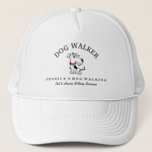 Gorra de encargo del caminante del perro - cuello