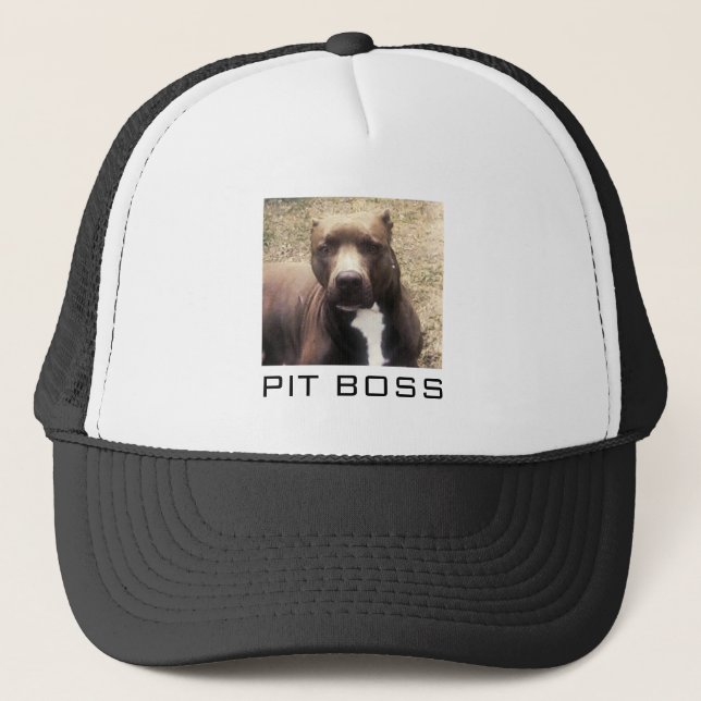 Gorra de encargo del camionero de Pitbull de la (Anverso)