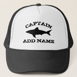 Gorra de encargo del capitán del barco con el