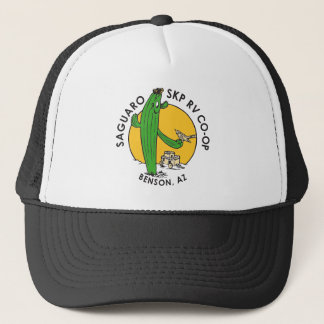 Gorra de estilo camionero (blanco/negro)