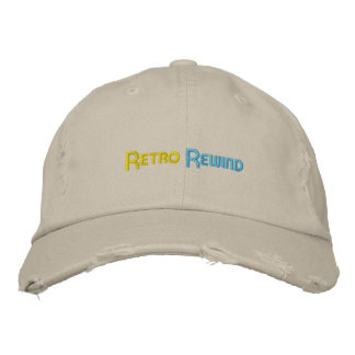 Gorra de estilo de rebobinado retro