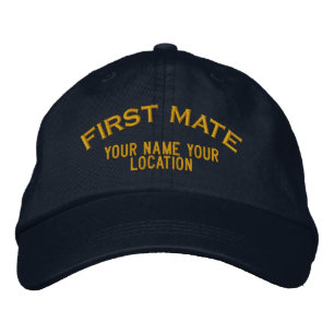 Gorra de estilo náutico personalizado de primer ma