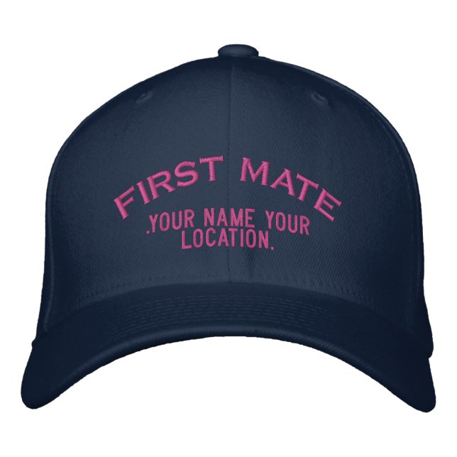 Gorra de estilo náutico personalizado de primer ma (Anverso)
