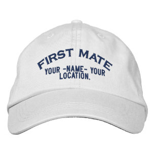 Gorra de estilo náutico personalizado de primer ma