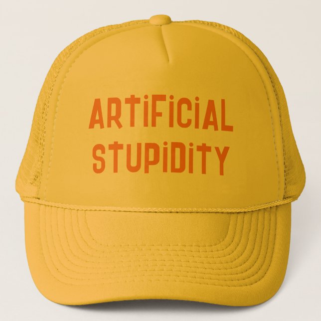 Gorra de estupidez artificial (Anverso)