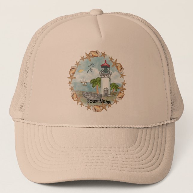 Gorra de faro de Hawaii bombardea (Anverso)