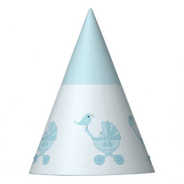 Gorra de Fiesta Baby Shower de la Carrie Azul para