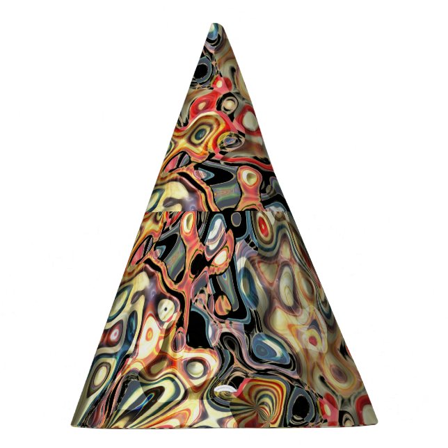 Gorra de fiesta de arte abstracto (Derecha)