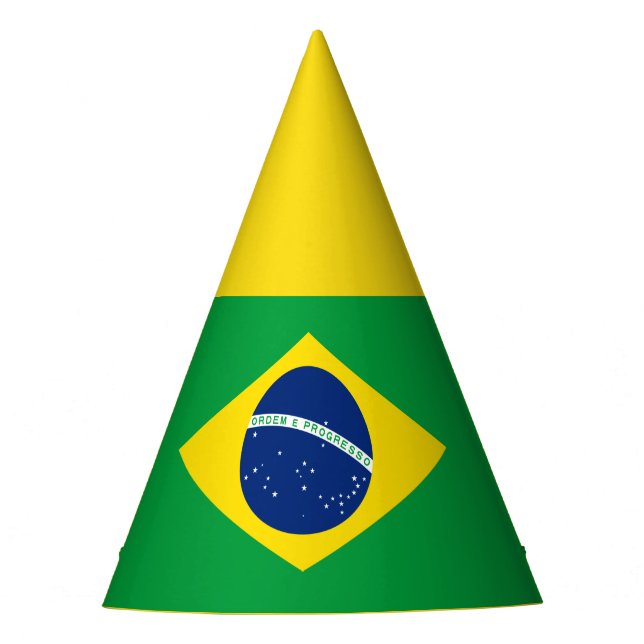 Gorra de Fiesta de bandera de Brasil (Anverso)