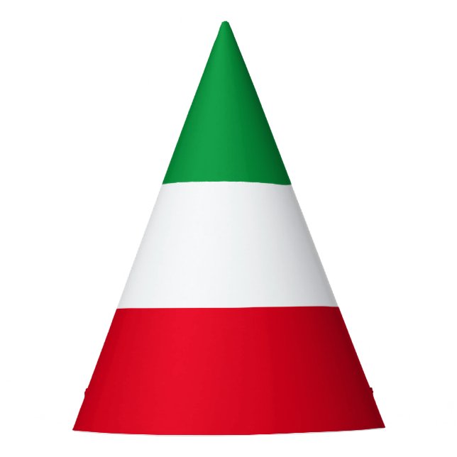 Gorra de Fiesta de bandera italiana (Anverso)