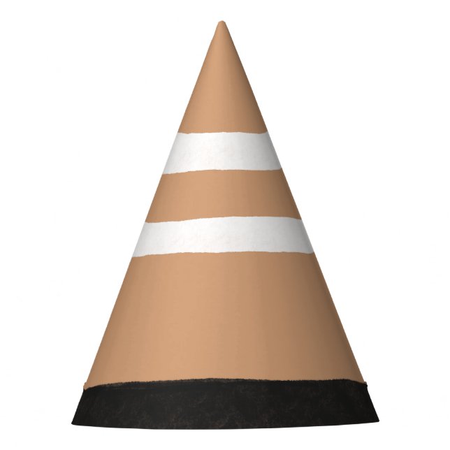 Gorra de Fiesta de Cono de Construcción de Tráfico (Anverso)