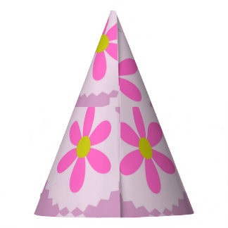 Gorra de fiesta de cumpleaños de flor de margarita