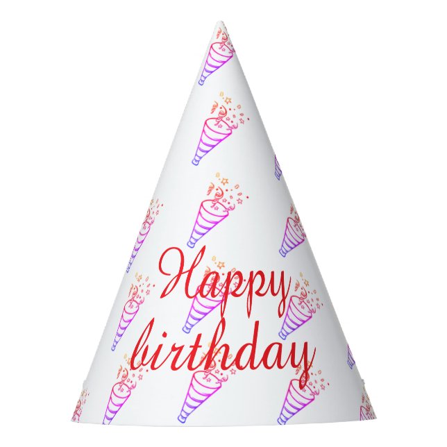 Gorra de Fiesta de esquema simple (Anverso)