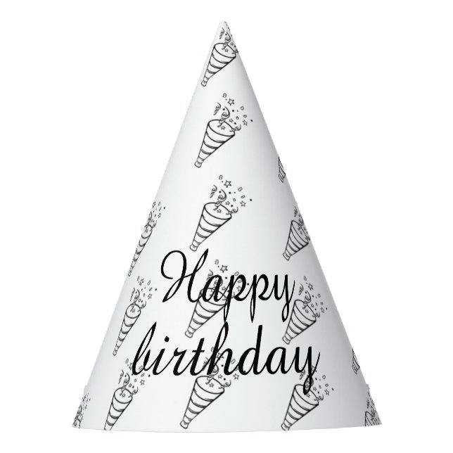 Gorra de Fiesta de esquema simple (Anverso)