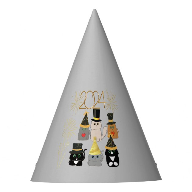 Gorra de Fiesta de Fiesta Personalizado de Año Nue (Anverso)