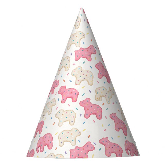 Gorra de fiesta de galletas de animal glaseadas (Anverso)