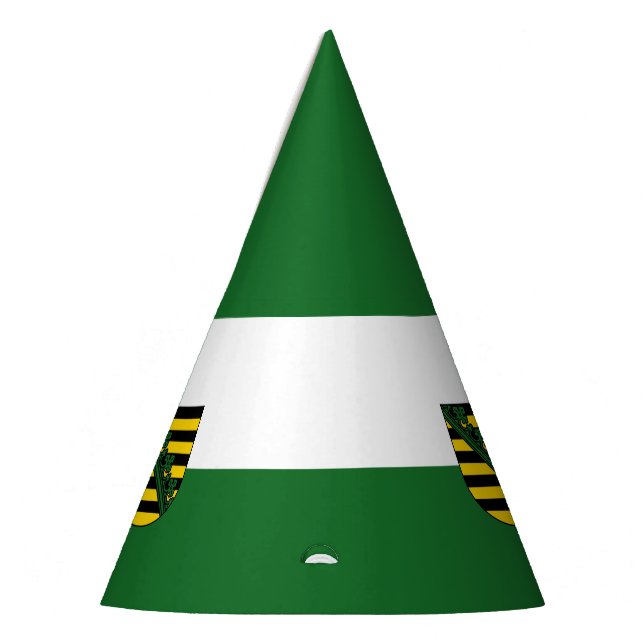 Gorra de fiesta de la bandera de Sajonia (Izquierda)