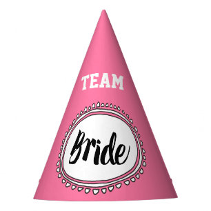 Gorra de fiesta de novia de Team Bride