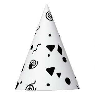 Gorra de Fiesta de papel con patrones de Confetti