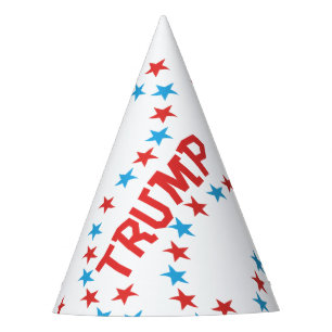 GORRA de Fiesta de papel con temas TRUMP