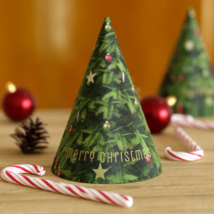 Gorra de Fiesta de Papel de Navidad Verde