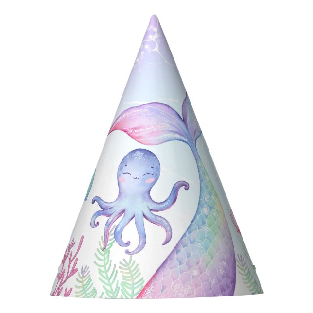 Gorra de Fiesta de papel en cumpleaños con temátic (Anverso)