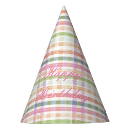 Gorra de Fiesta de papel rosado