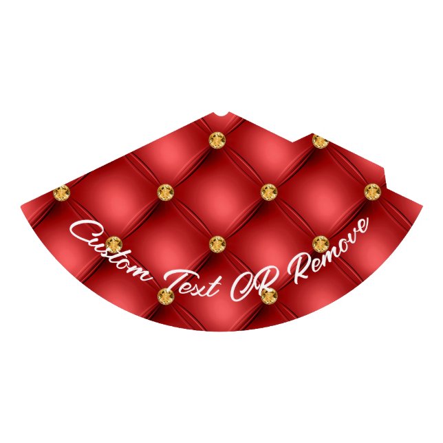 Gorra de Fiesta de texto del Personalizado Red Gol (Anverso)